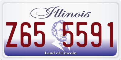 IL license plate Z655591