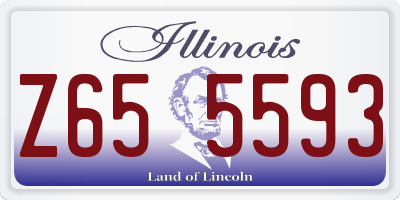 IL license plate Z655593