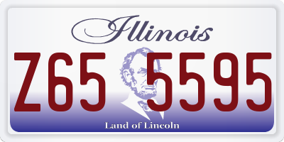 IL license plate Z655595