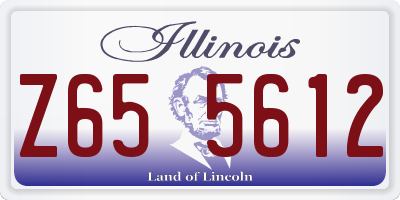 IL license plate Z655612