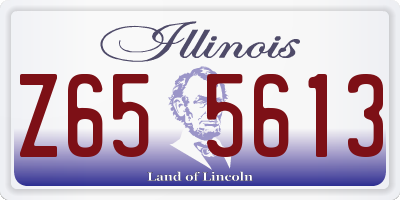 IL license plate Z655613