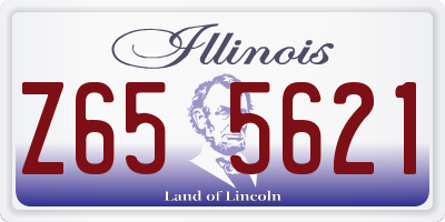 IL license plate Z655621