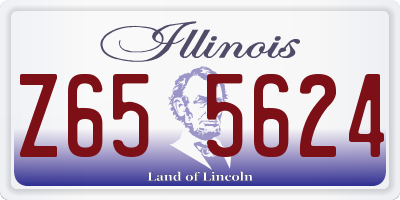 IL license plate Z655624