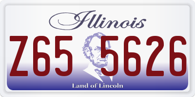 IL license plate Z655626