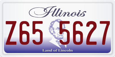 IL license plate Z655627
