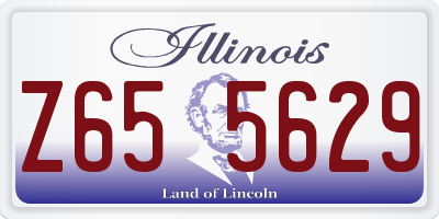 IL license plate Z655629