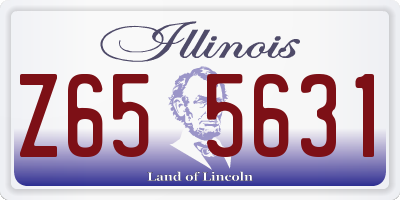 IL license plate Z655631