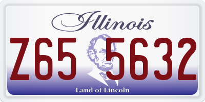 IL license plate Z655632