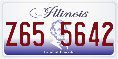 IL license plate Z655642