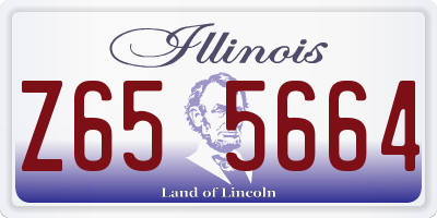 IL license plate Z655664