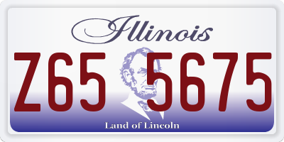 IL license plate Z655675