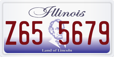 IL license plate Z655679