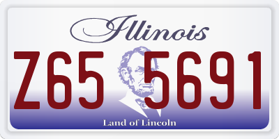 IL license plate Z655691
