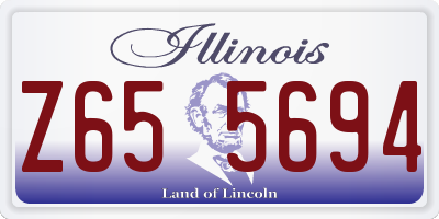 IL license plate Z655694