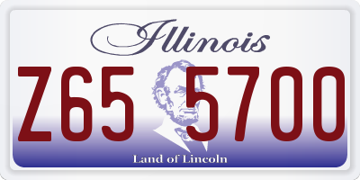 IL license plate Z655700