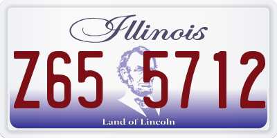 IL license plate Z655712