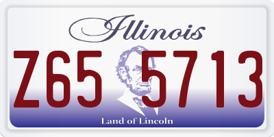 IL license plate Z655713