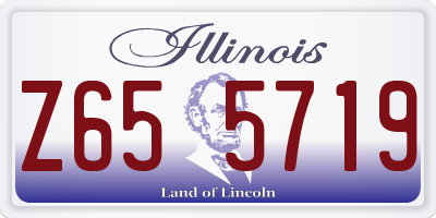 IL license plate Z655719