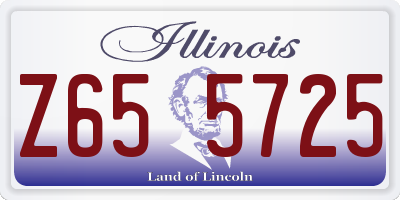IL license plate Z655725