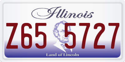 IL license plate Z655727