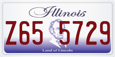 IL license plate Z655729