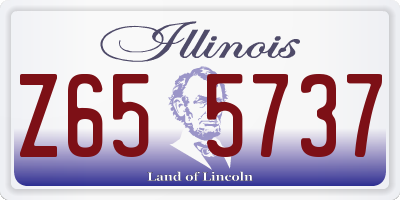 IL license plate Z655737