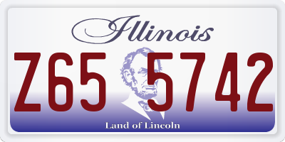 IL license plate Z655742