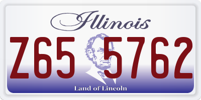 IL license plate Z655762