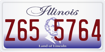 IL license plate Z655764