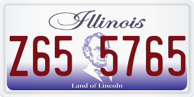 IL license plate Z655765