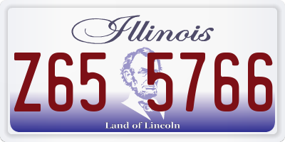 IL license plate Z655766