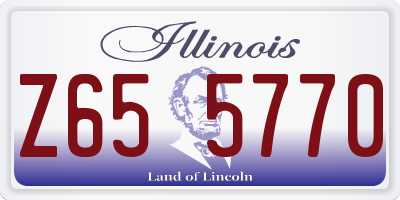 IL license plate Z655770