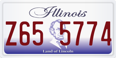 IL license plate Z655774