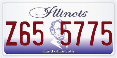 IL license plate Z655775