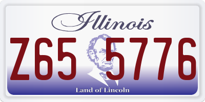 IL license plate Z655776