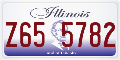 IL license plate Z655782