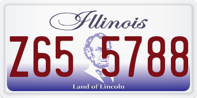 IL license plate Z655788