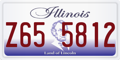 IL license plate Z655812