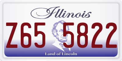 IL license plate Z655822