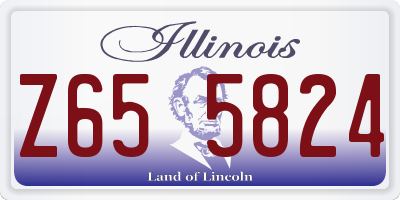 IL license plate Z655824