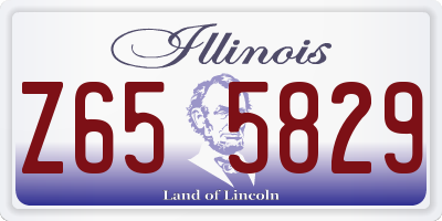 IL license plate Z655829