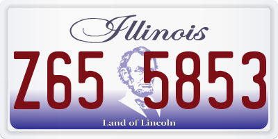 IL license plate Z655853