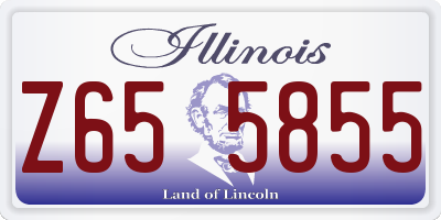 IL license plate Z655855
