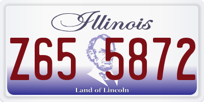 IL license plate Z655872