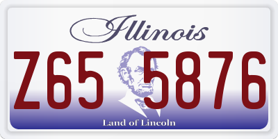 IL license plate Z655876