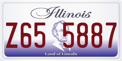 IL license plate Z655887