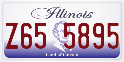 IL license plate Z655895