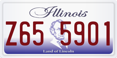 IL license plate Z655901