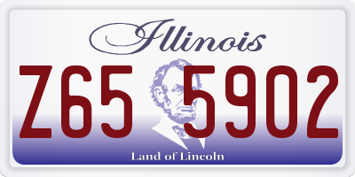 IL license plate Z655902