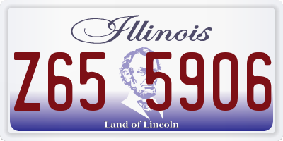 IL license plate Z655906